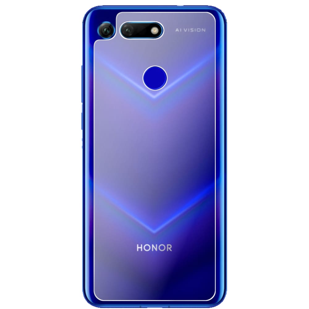 Displayschutz passgenau zugeschnitten – Panzerglas Schutzfolie passend für Honor View 20 Rückseite