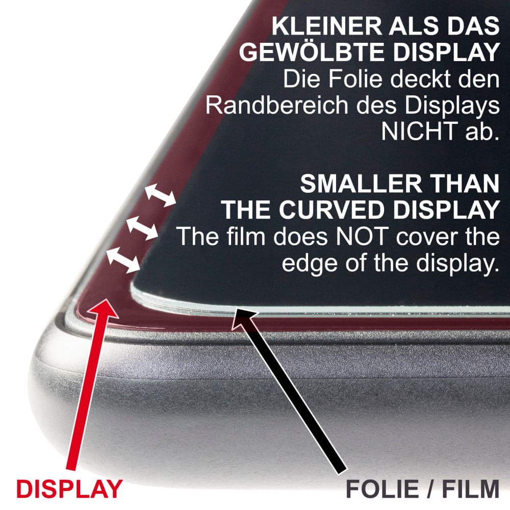 Bricht nicht und splittert nicht – Panzerglas Schutzfolie passend für ZTE Blade A520