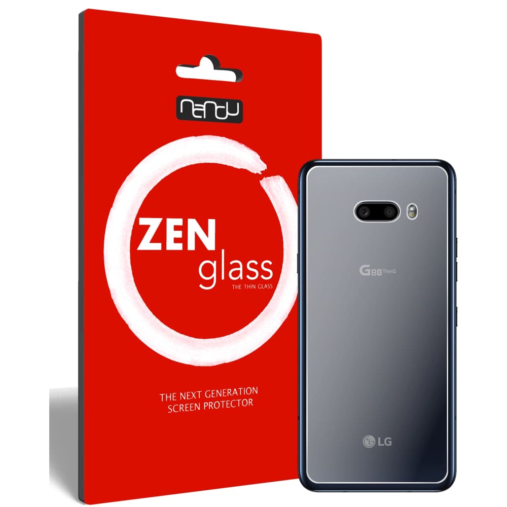 Panzerglas Schutzfolie passend für LG G8X ThinQ Rückseite