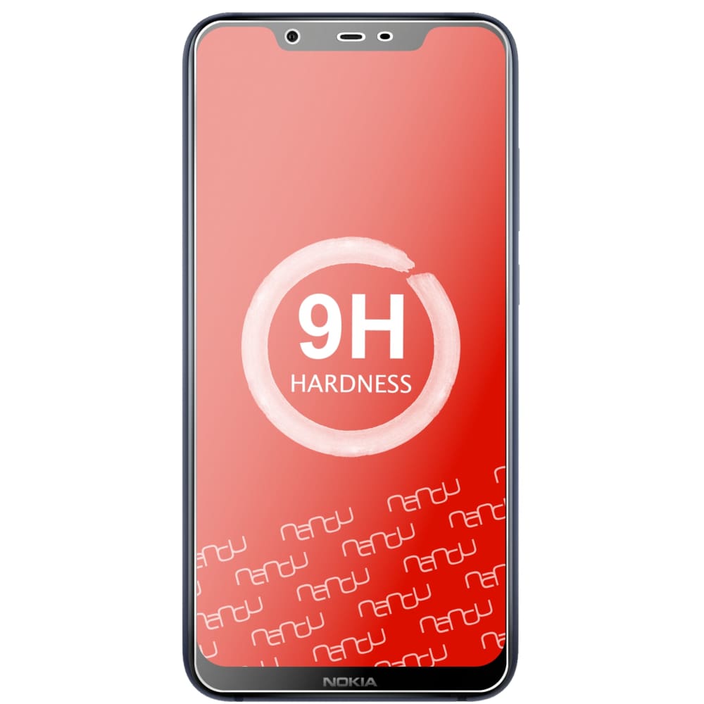 Displayschutz passgenau zugeschnitten – Panzerglas Schutzfolie passend für Nokia 8.1