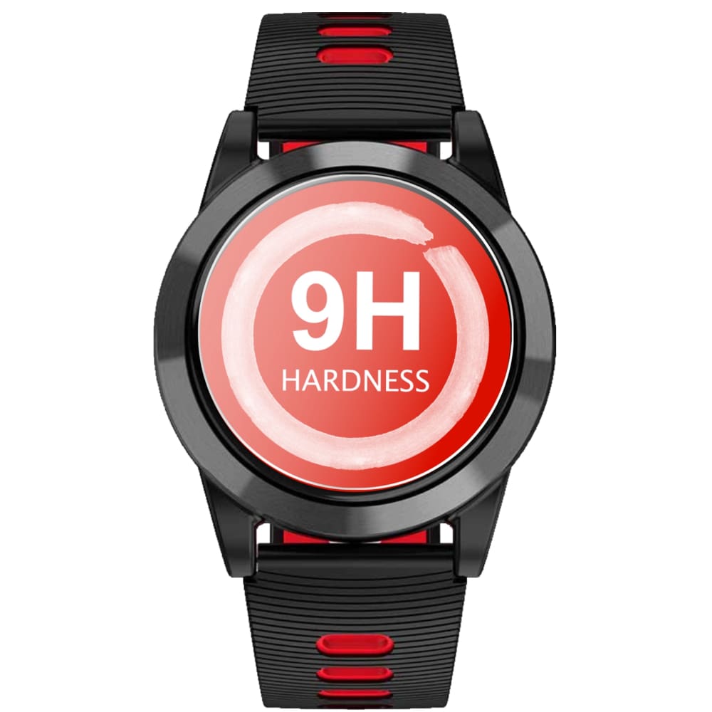 Displayschutz passgenau zugeschnitten – Panzerglas Schutzfolie passend für OOOUSE R15 Smartwatch