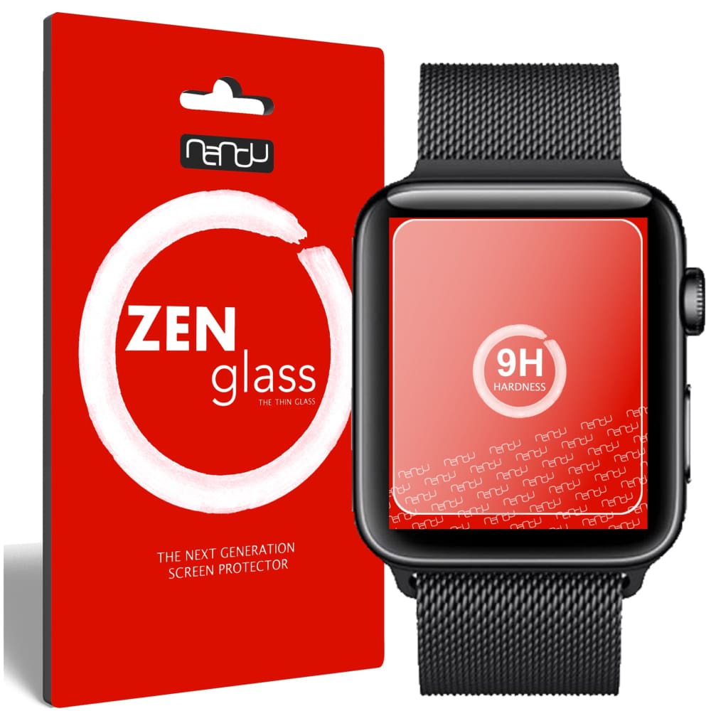 Panzerglas Schutzfolie passend für Apple Watch 3 38mm