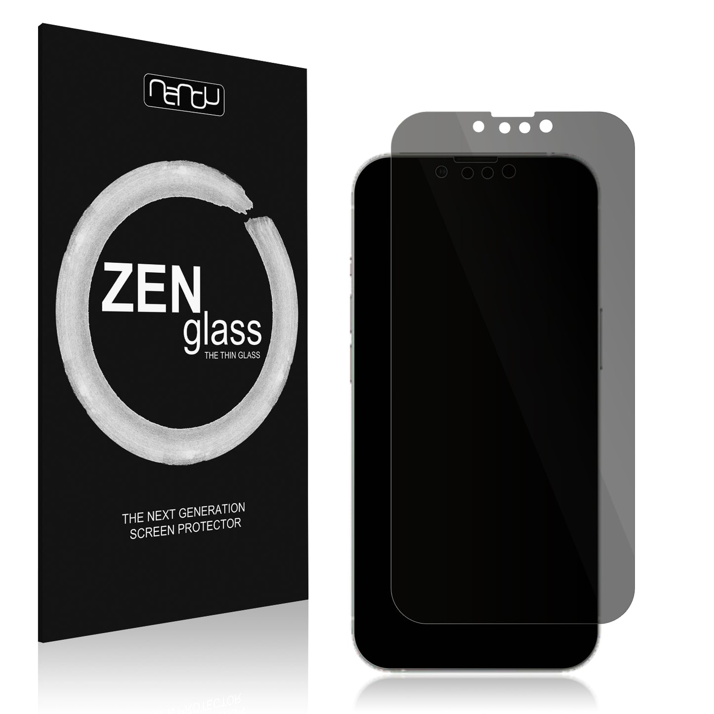 Panzerglas Blickschutzfolie passend für Apple iPhone 14
