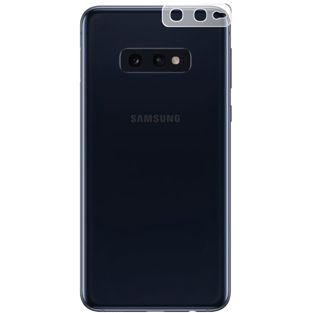 Displayschutz passgenau zugeschnitten – Panzerglas Schutzfolie passend für Samsung Galaxy S10e Kameralinse