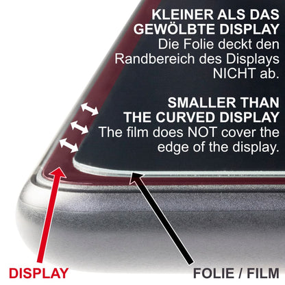 9H gehärtetes Schutzglas mit Kunststoff – Panzerglas Schutzfolie passend für Standard-Format 35 mm Durchmesser