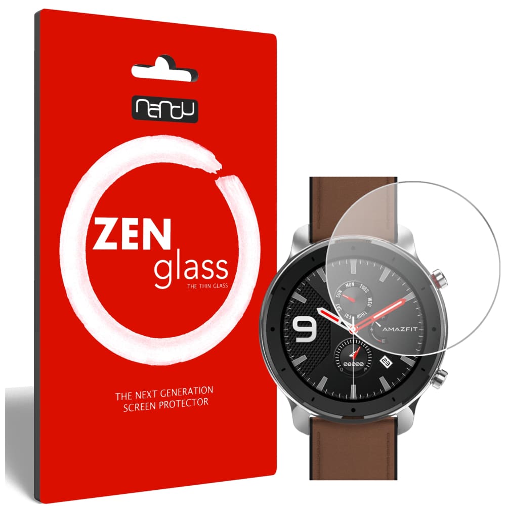 Panzerglas Schutzfolie passend für Amazfit GTR 47mm Smartwatch