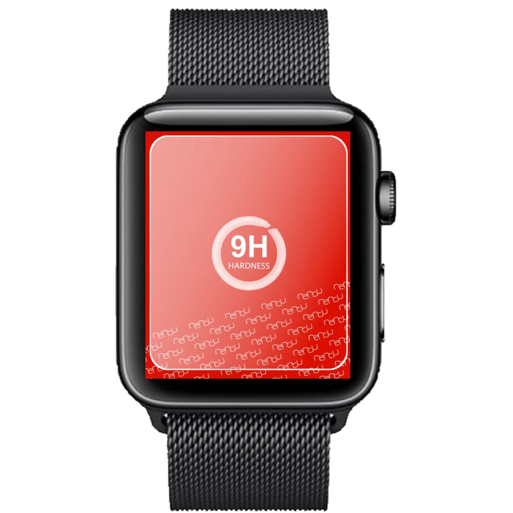 Displayschutz passgenau zugeschnitten – Panzerglas Schutzfolie passend für Apple Watch 3 42mm