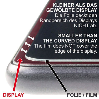 Blasenfreie Anbringung, kein Applikator erforderlich – Panzerglas Schutzfolie passend für Archos Diamond Gamma