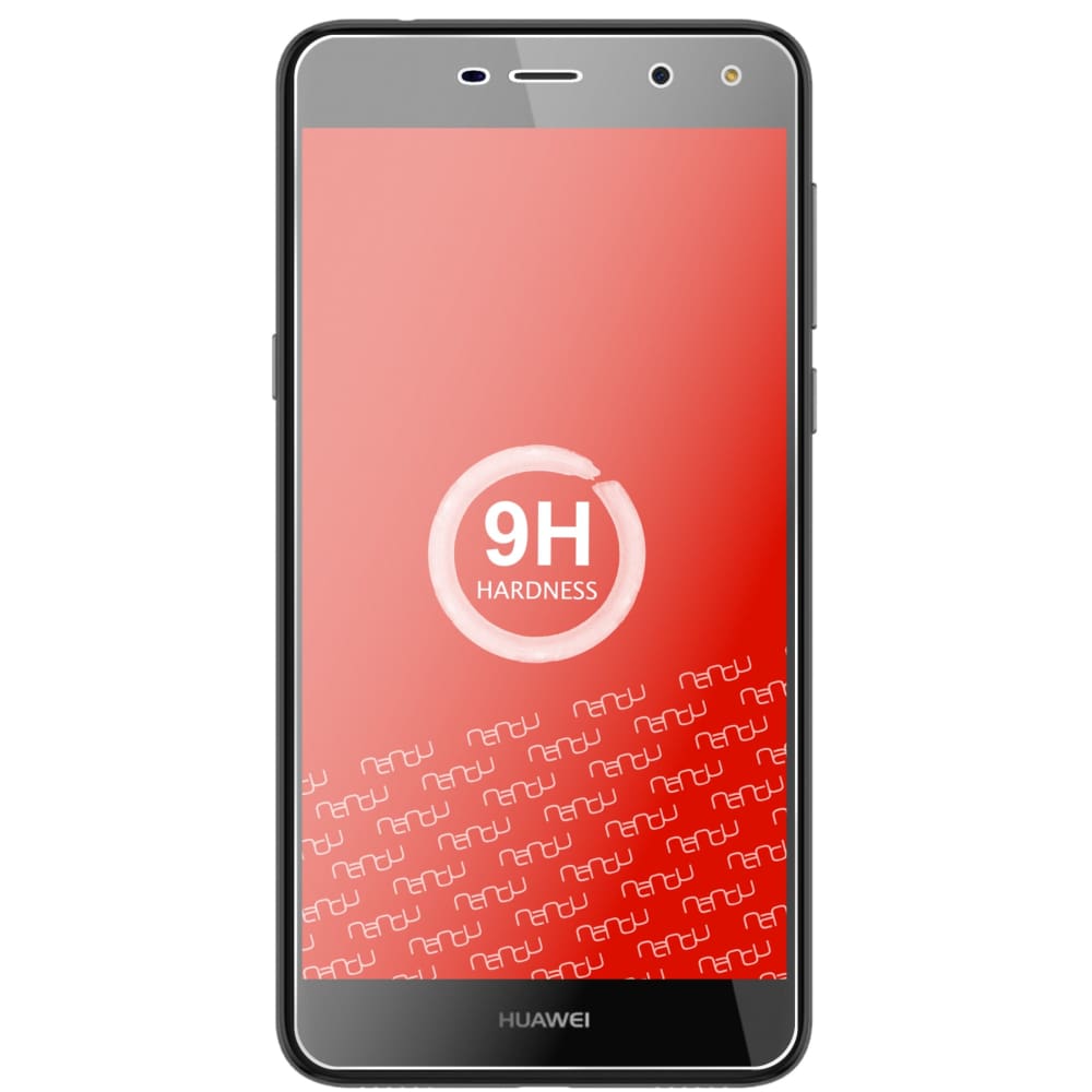 Displayschutz passgenau zugeschnitten – Panzerglas Schutzfolie passend für Huawei Y6 2017