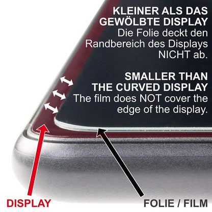 Blasenfreie Anbringung, kein Applikator erforderlich – Panzerglas Schutzfolie passend für LG G7 ThinQ