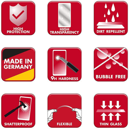 Panzerfolie schützt gegen Stöße und Stürze – Panzerglas Schutzfolie passend für Motorola Moto G4 Play