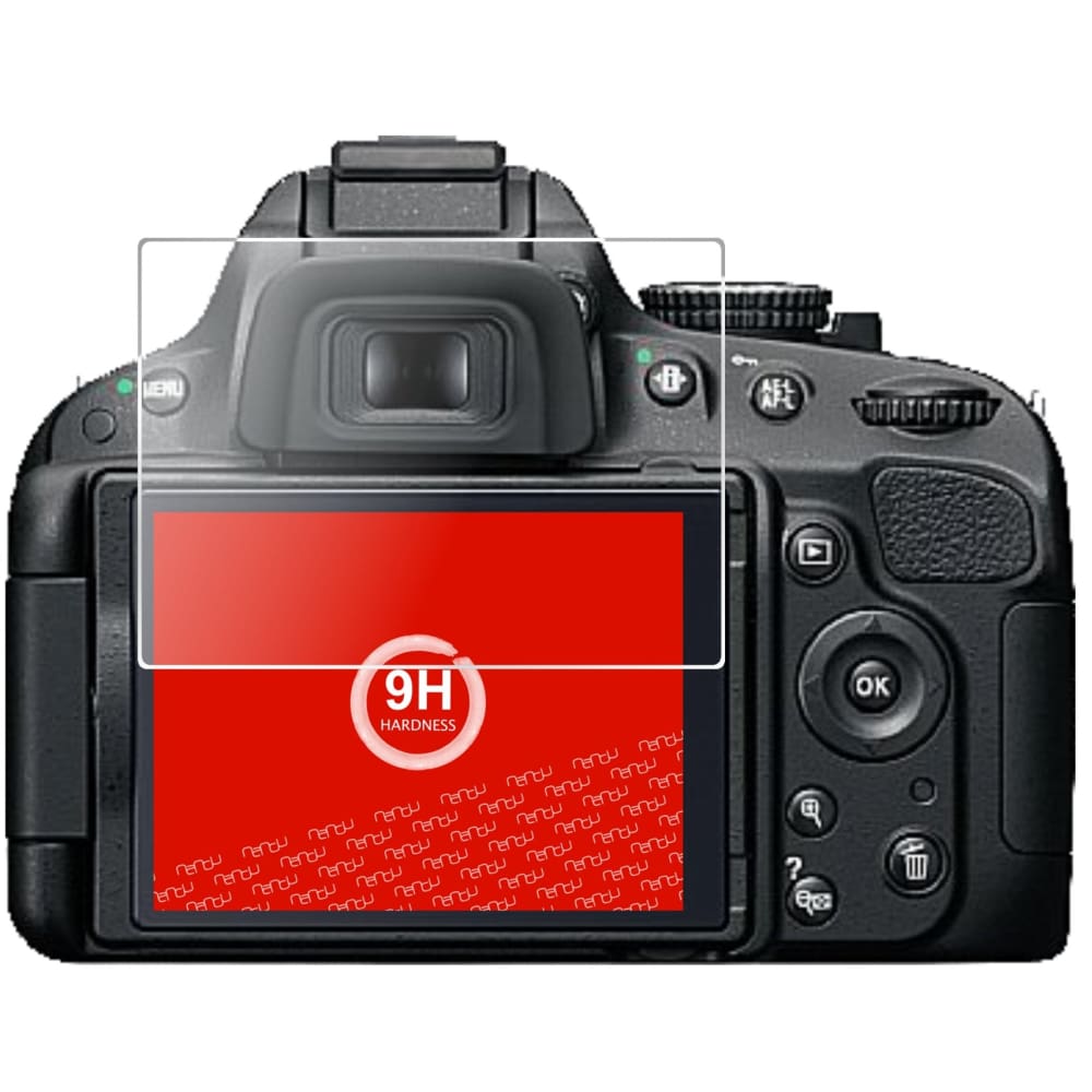 Displayschutz passgenau zugeschnitten – Panzerglas Schutzfolie passend für Nikon D5100