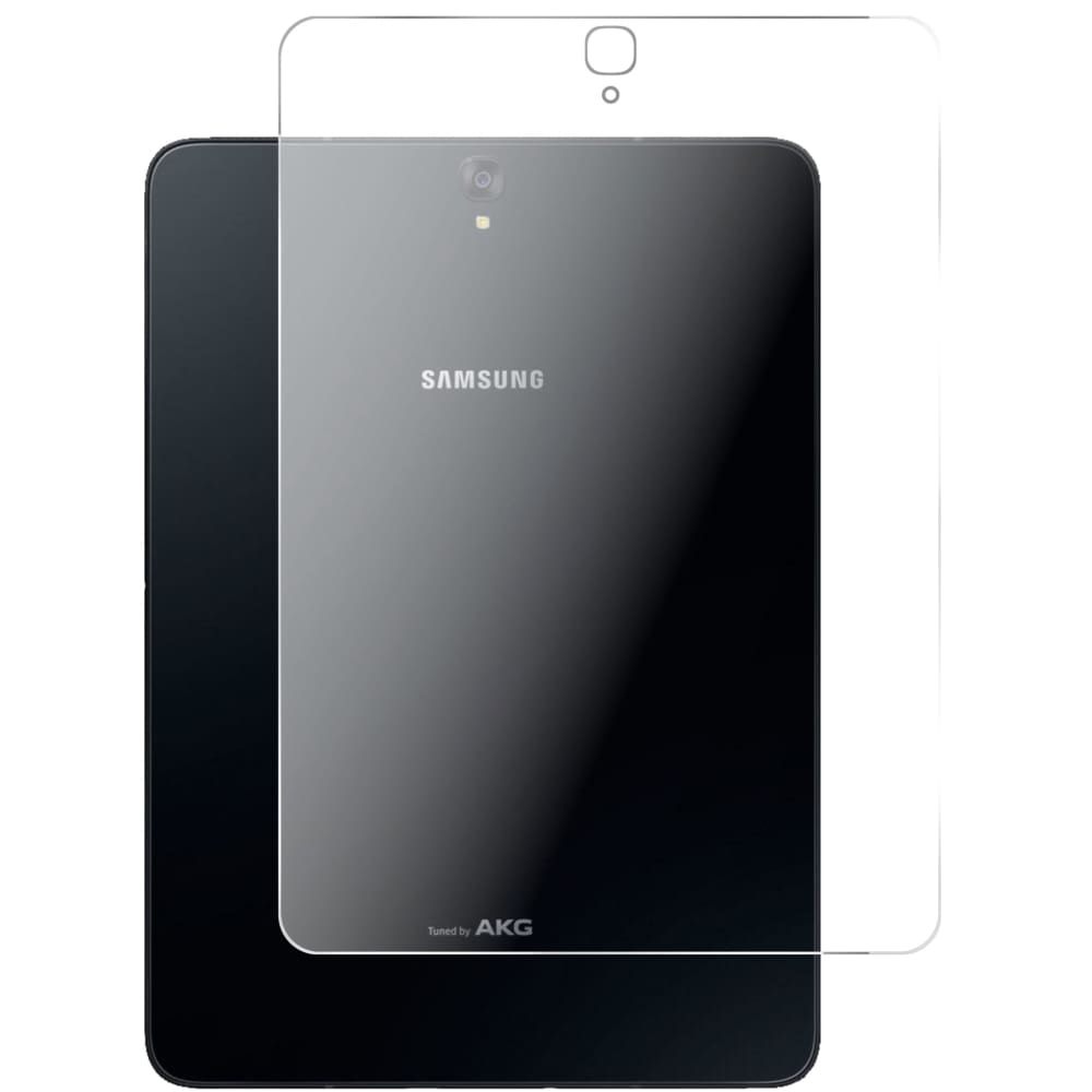 Displayschutz passgenau zugeschnitten – Panzerglas Schutzfolie passend für Samsung Galaxy Tab S4 Rückseite