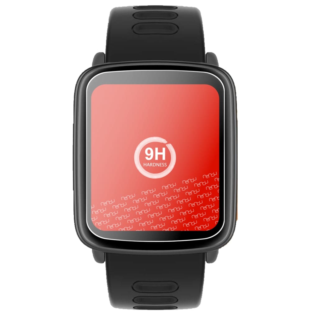Displayschutz passgenau zugeschnitten – Panzerglas Schutzfolie passend für Yamay SW018 Smartwatch