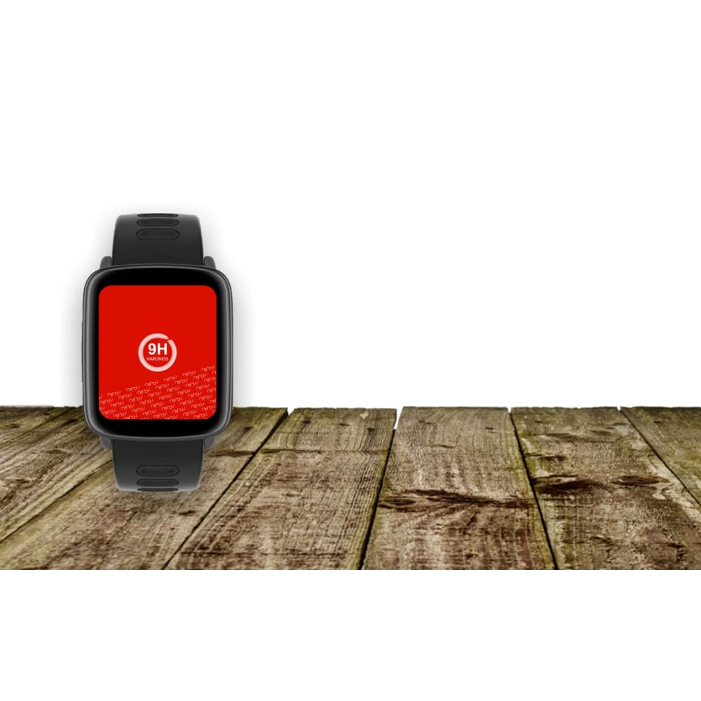 Panzerfolie schützt gegen Stöße und Stürze – Panzerglas Schutzfolie passend für Yamay SW018 Smartwatch