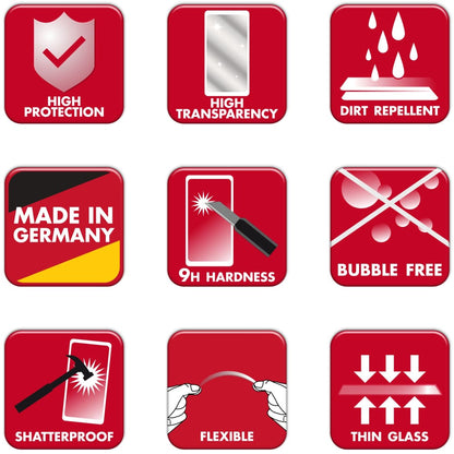 Panzerfolie schützt gegen Stöße und Stürze – Panzerglas Schutzfolie passend für NIVONA NICR 656 Tropfblech