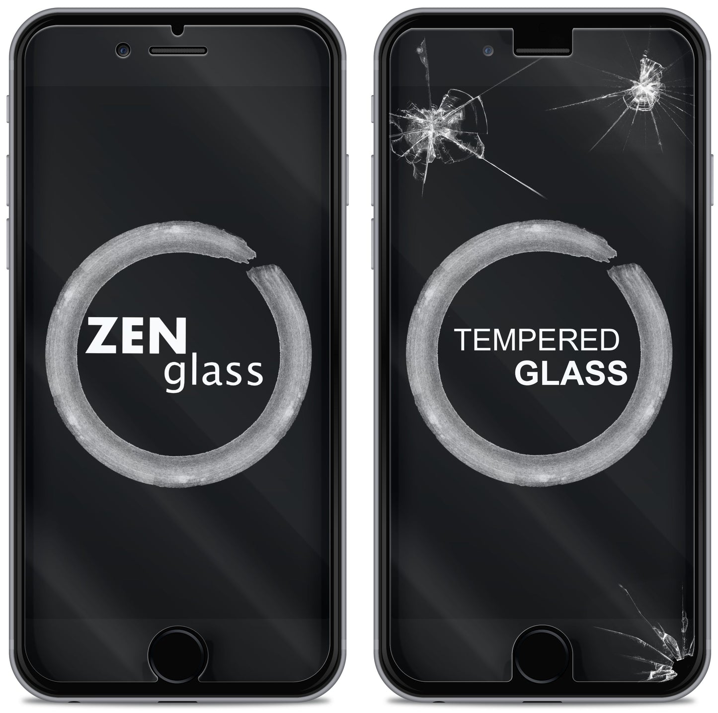 9H gehärtetes Schutzglas mit Kunststoff für Apple iPhone 15 Pro