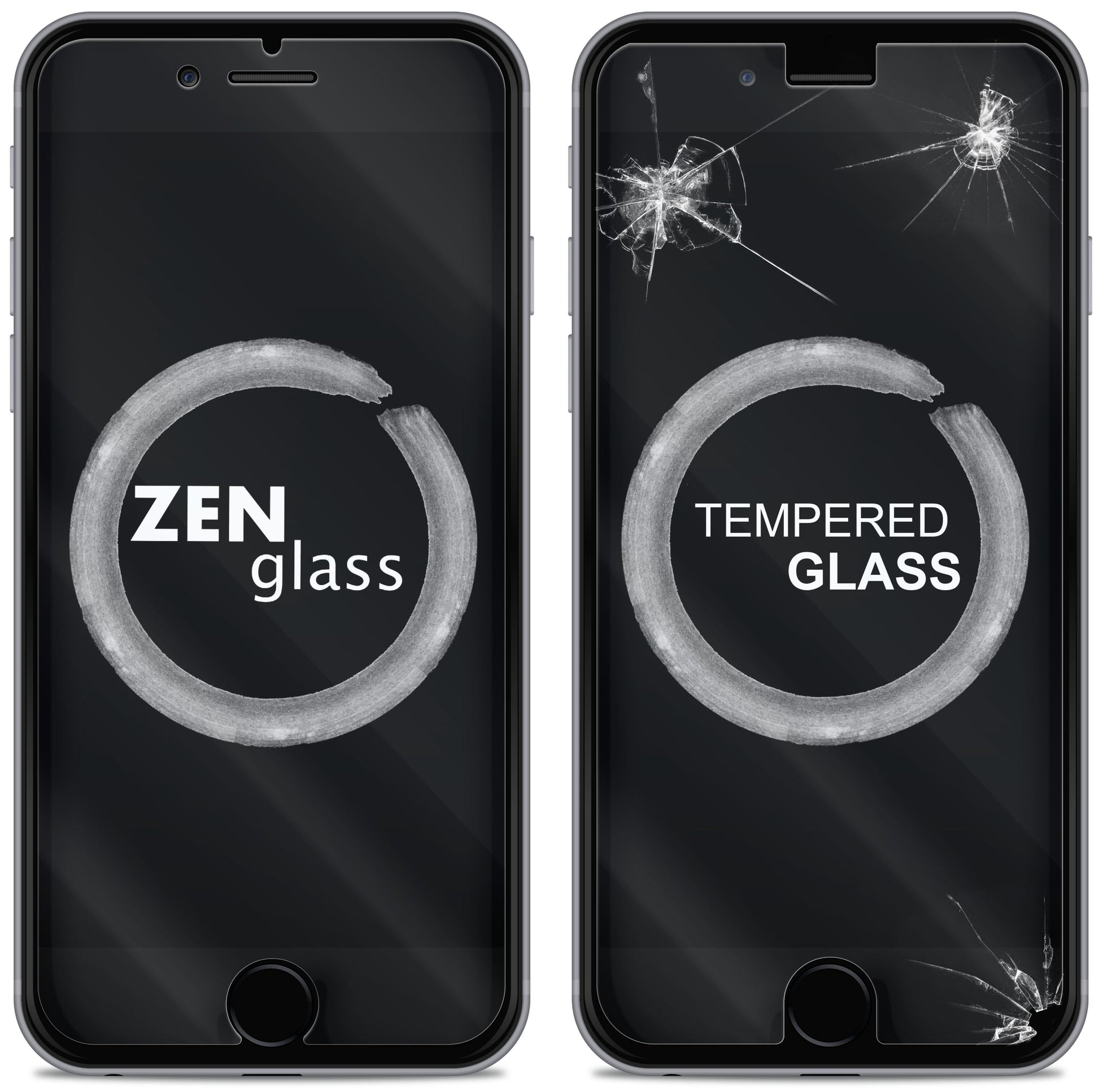 9H gehärtetes Schutzglas mit Kunststoff für Doogee S89 Pro